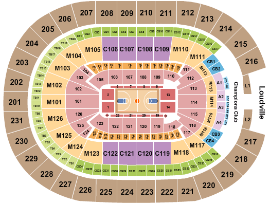 Rocket Arena Cleveland Cavs Seating Chart